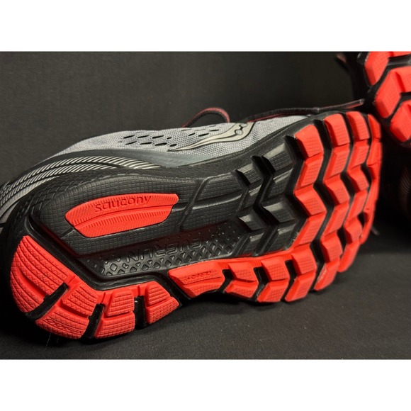 Saucony Zealot ISO 3 Reflex Womens Running Shoes Grey Black Coral S10399-1 - Picture 10 of 12